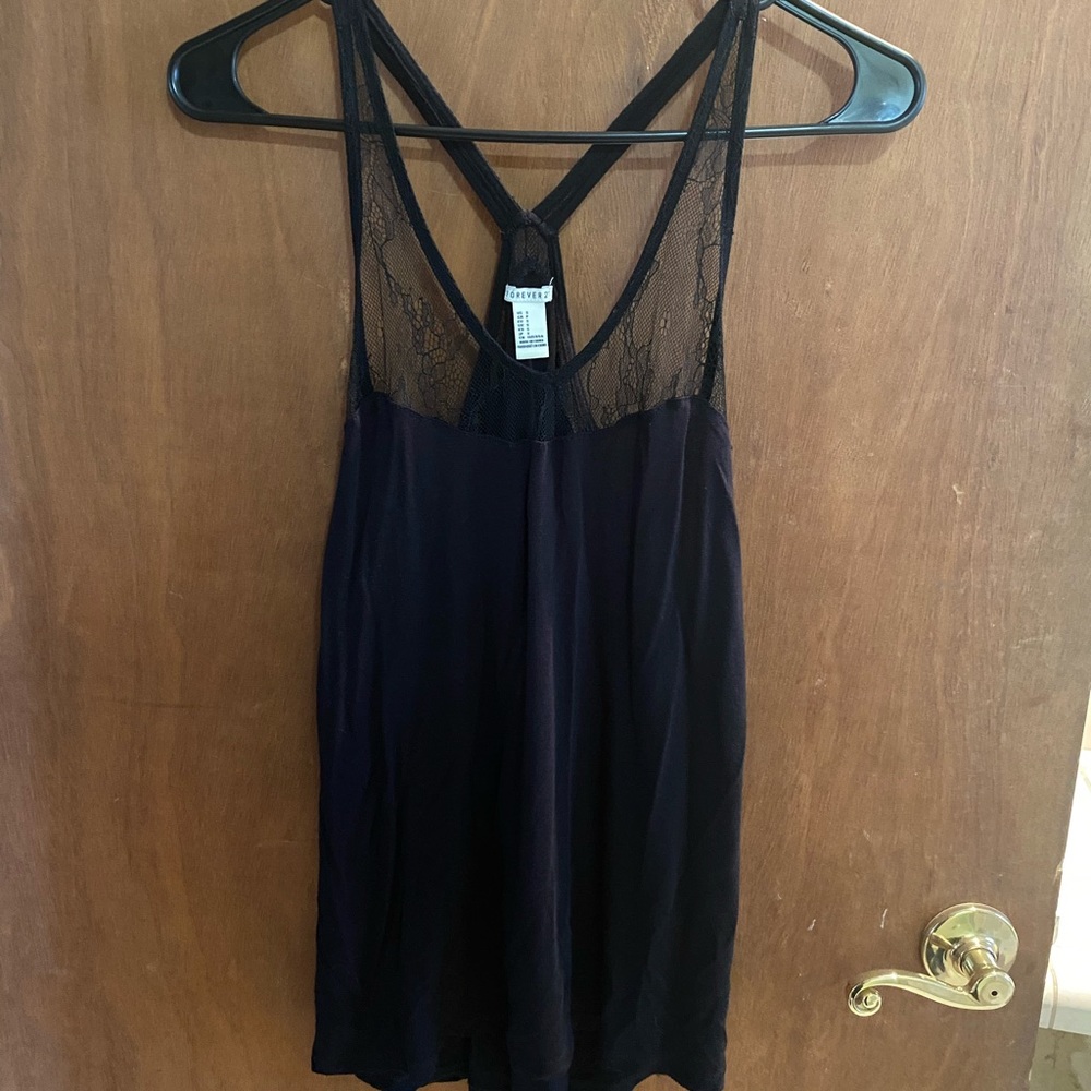 Black Tank Top Size Small